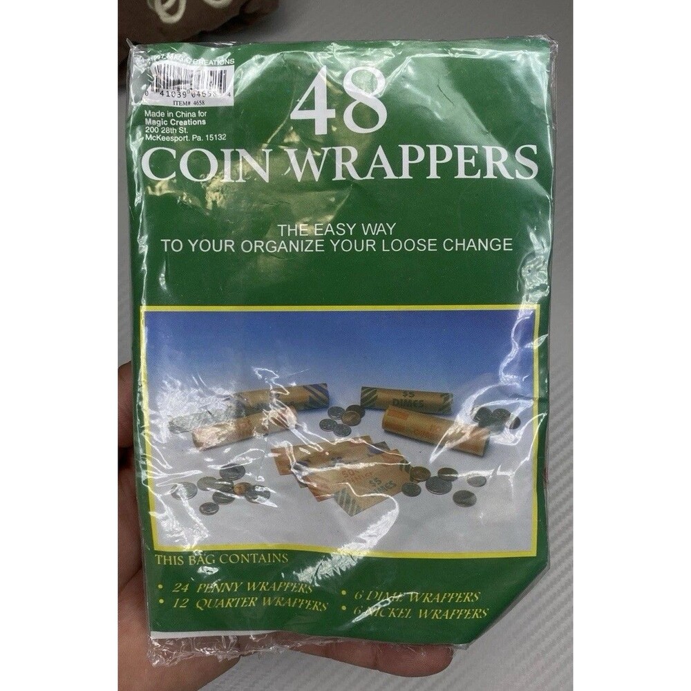 Coin Wrappers Vintage NOS Magic Creations 48